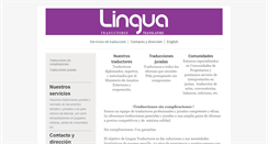 Desktop Screenshot of linguatraductores.com